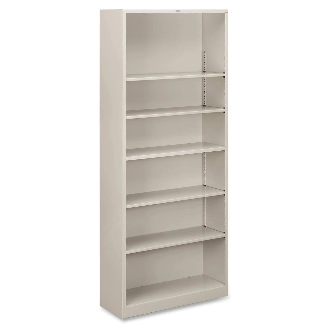 Light Gray Steel Bookcase with 6 Shelves B19820