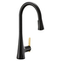 Matte Black One Handle Pulldown Kitchen Faucet R891690