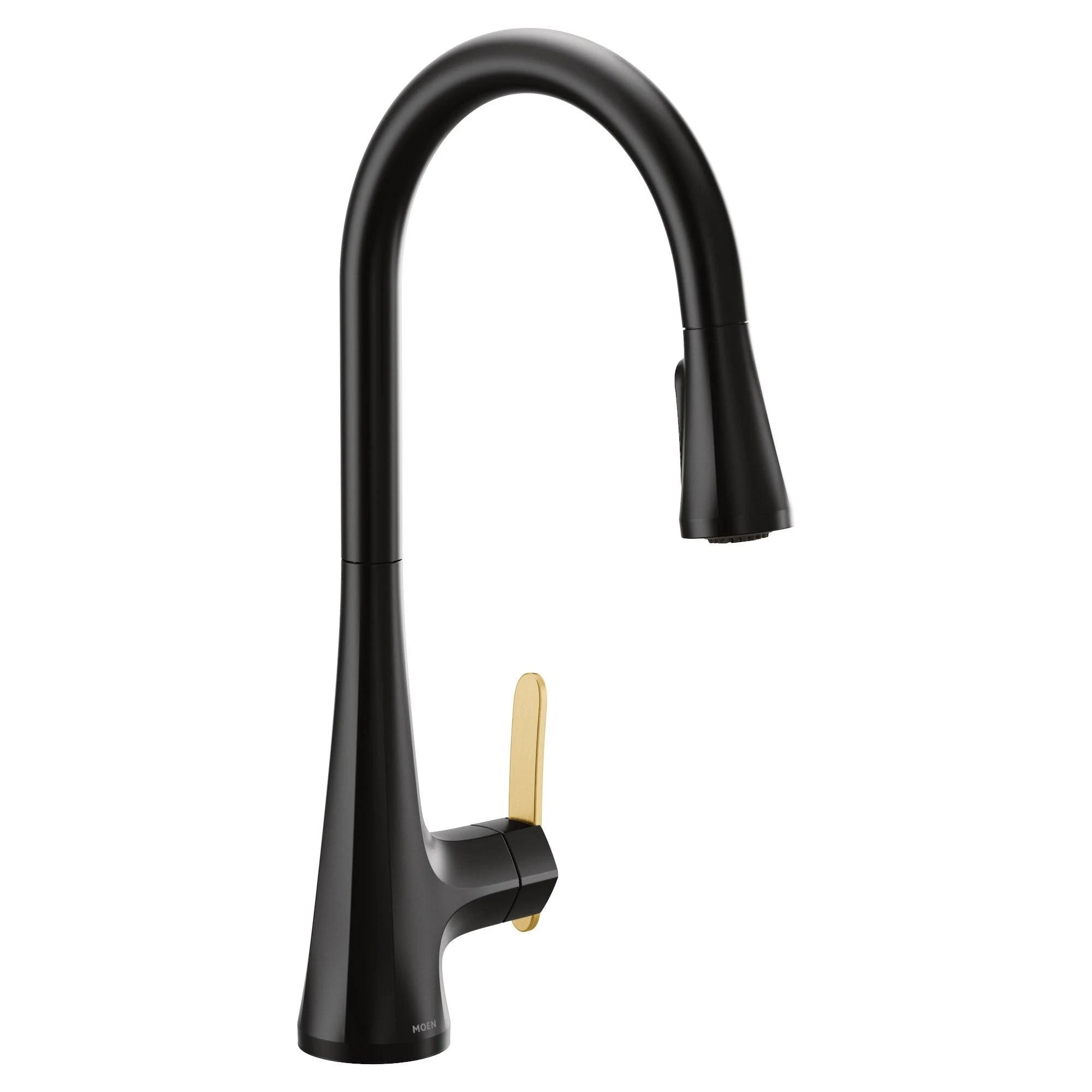 Matte Black One Handle Pulldown Kitchen Faucet R891690