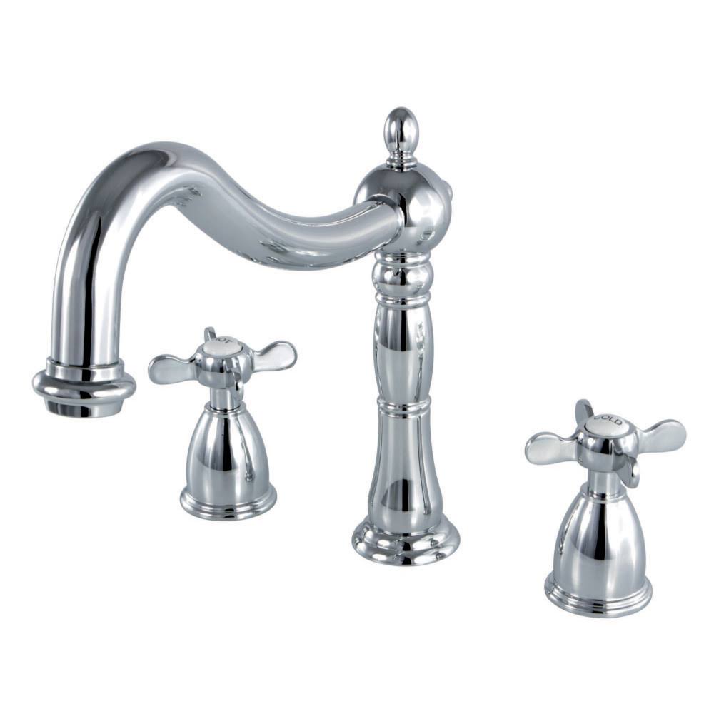 Chrome Roman Tub Filler with Cross Handle N503