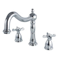 Chrome Roman Tub Filler with Cross Handle N503