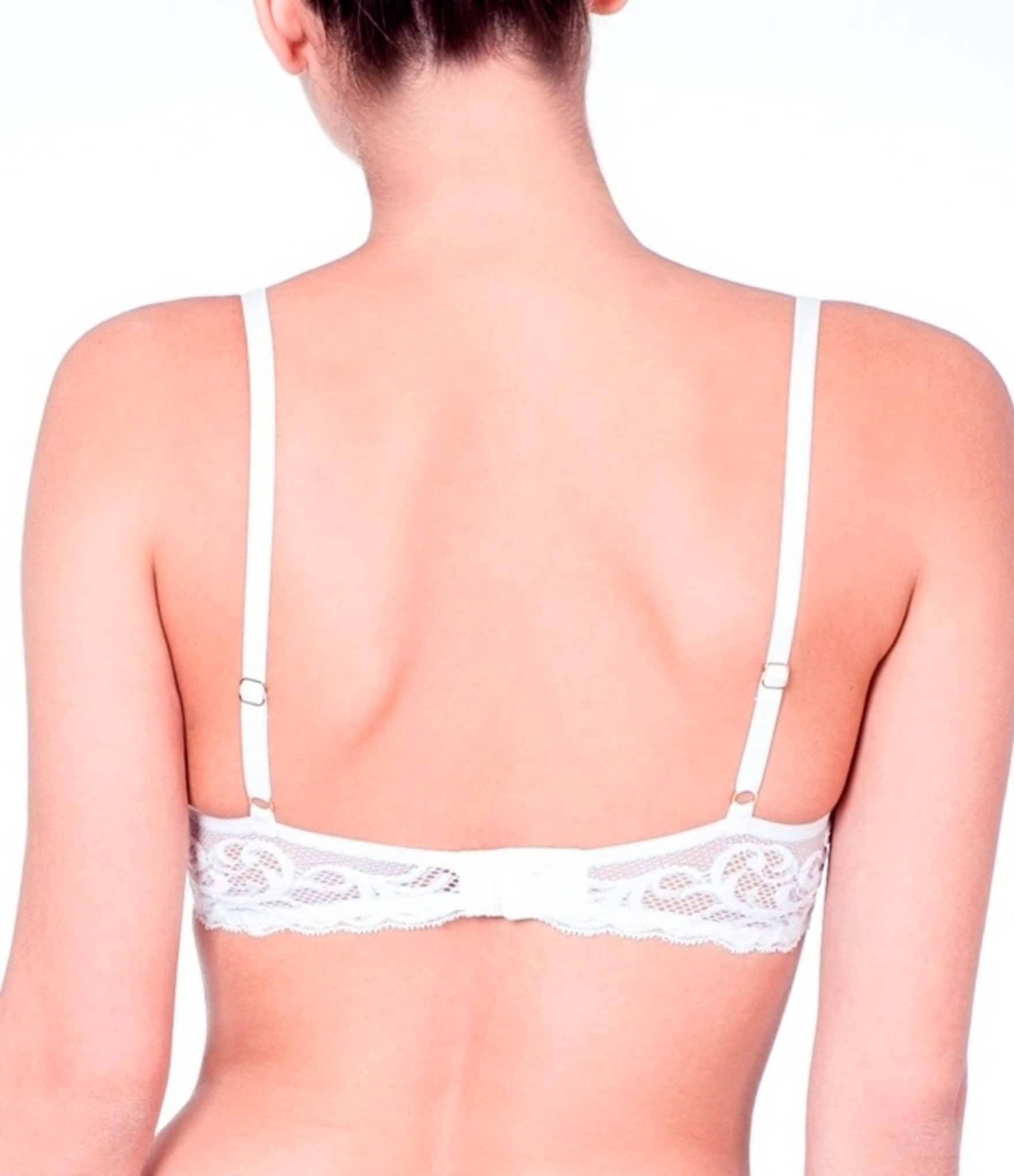 Feathers Contour Plunge Bra, Cafe 32G O239