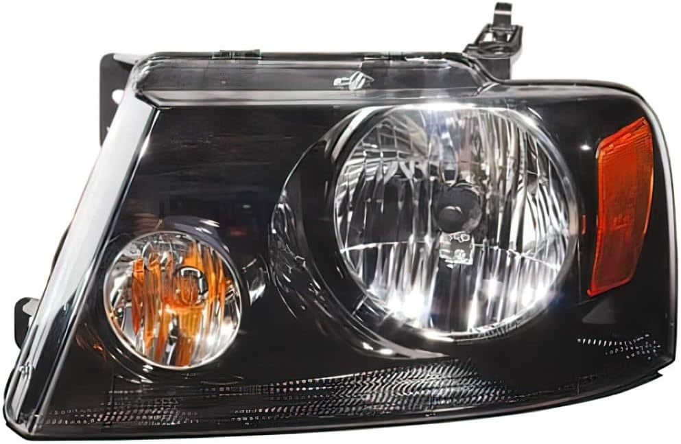 Headlight Assembly Pair with Black Housing B24724