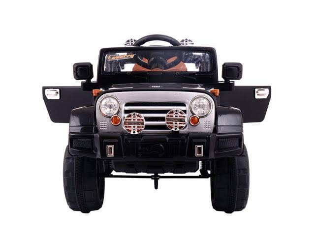 12V Battery Powered Electric Ride on Car with Remote Control Black F3833