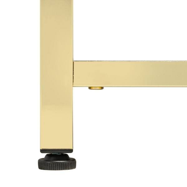Metal Bookcase Gold Black Z786026