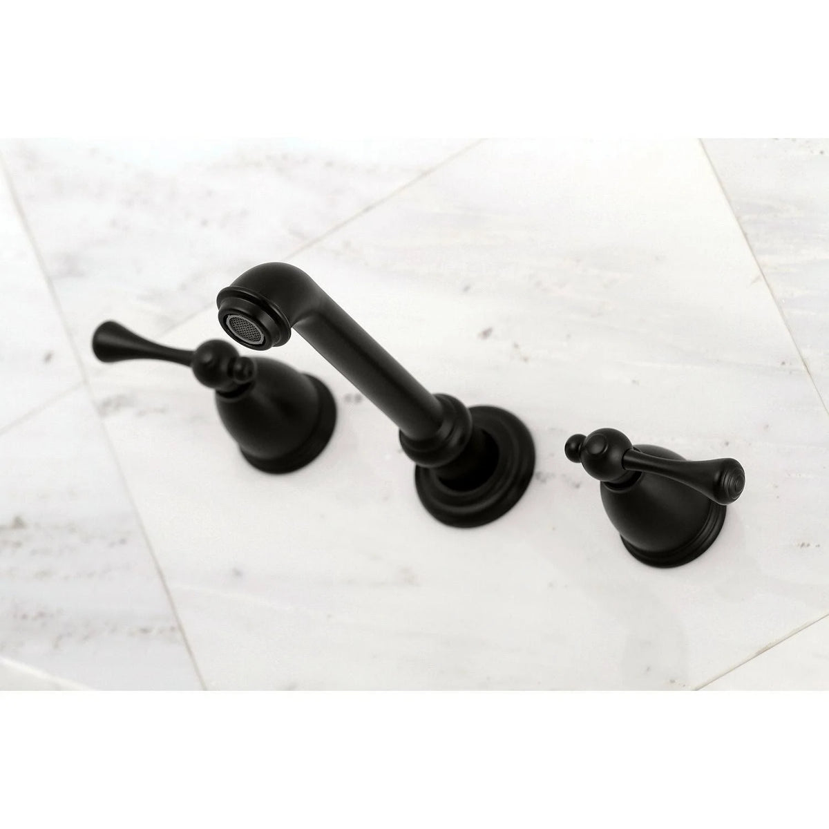 Oil Rubbed Bronze Two-Handle Wall Mount Bathroom Faucet L2971