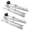 Gray Retractable Bucket Seat Belt Kit, 2 Belts P5202