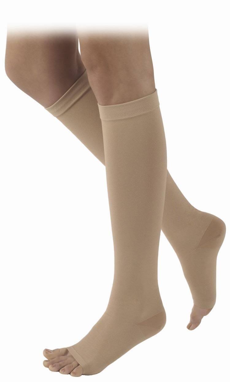 Natural Rubber Calf Compression Stockings K2919