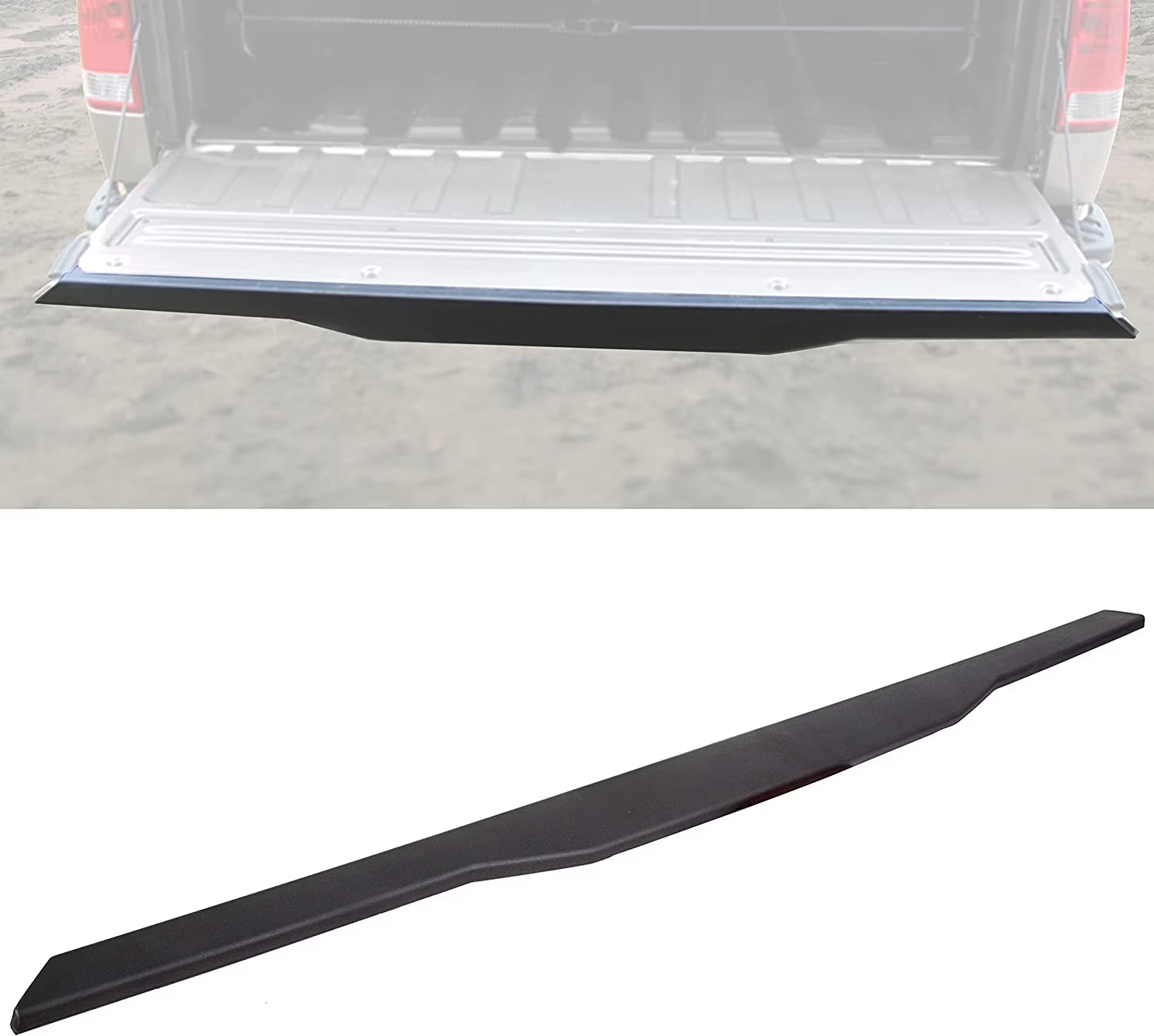 Tailgate Cover Cap Top Protector ABS Plastic 63.66" Length I8808