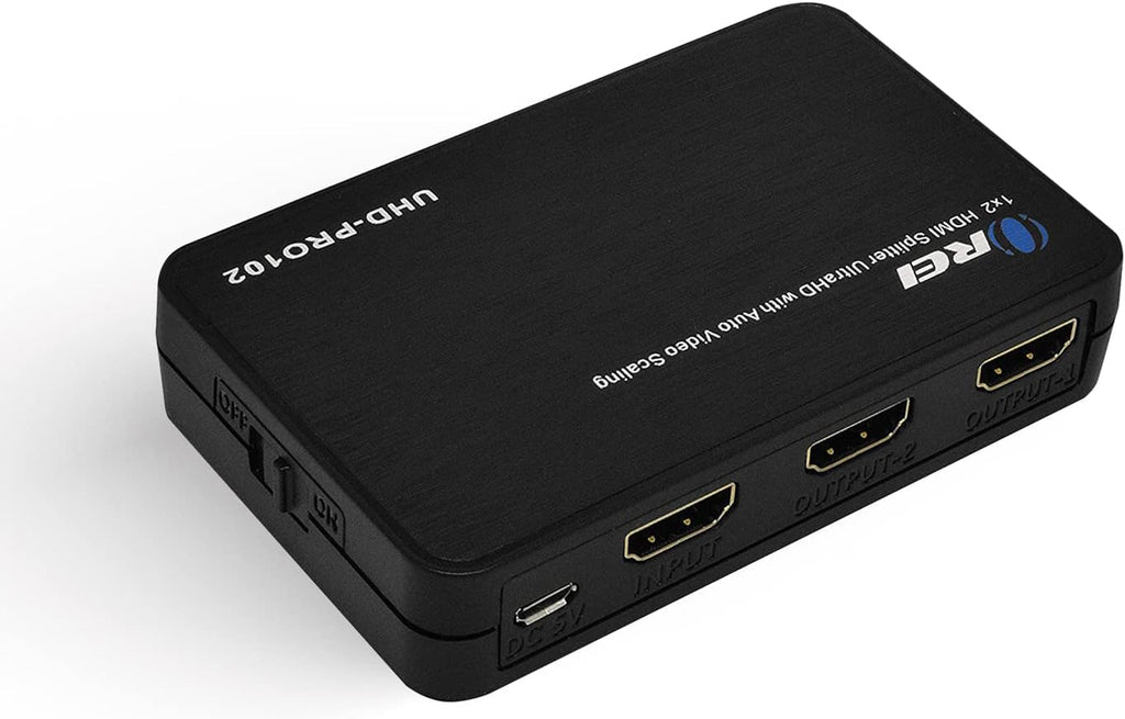 4K@60Hz 1 in 2 Out HDMI Splitter with Scaler L455