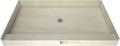 Shower Pan Kit with Flashing, Right Drain, Single Curb Shower Base, 2" PVC Drain and Grate Included, 48" Width x 42" Depth X4778