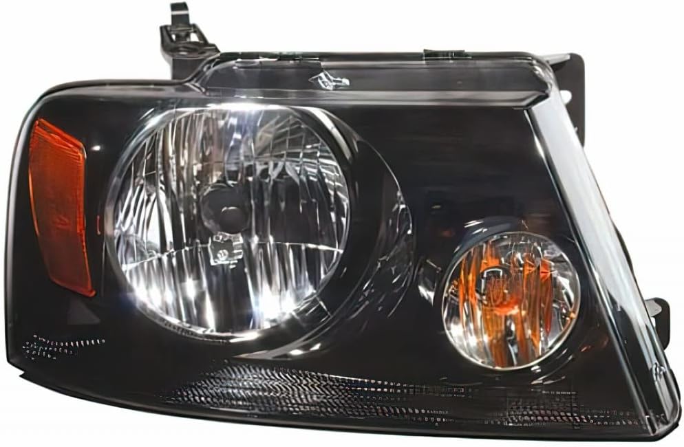 Headlight Assembly Pair with Black Housing B24724