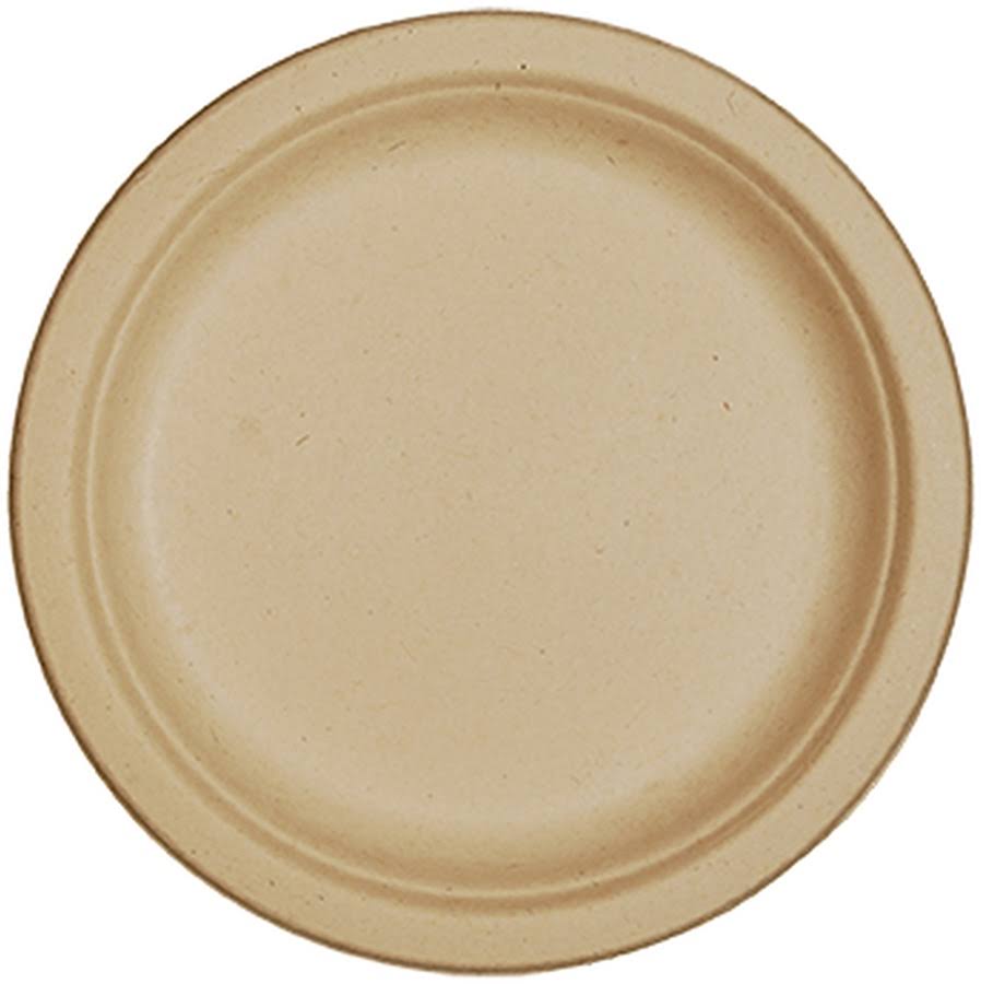 Natural Fiber Plates, 9, 1,000/Carton S384