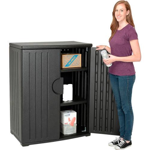 Black Storage Cabinet P272