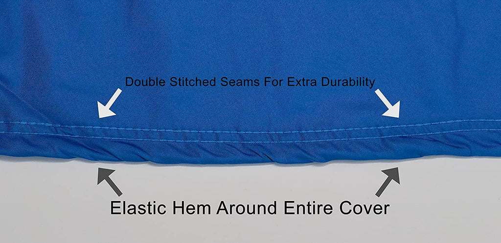 Blue/Black Weatherproof Jet Ski Cover with Trailer Straps & Storage Bag D5952