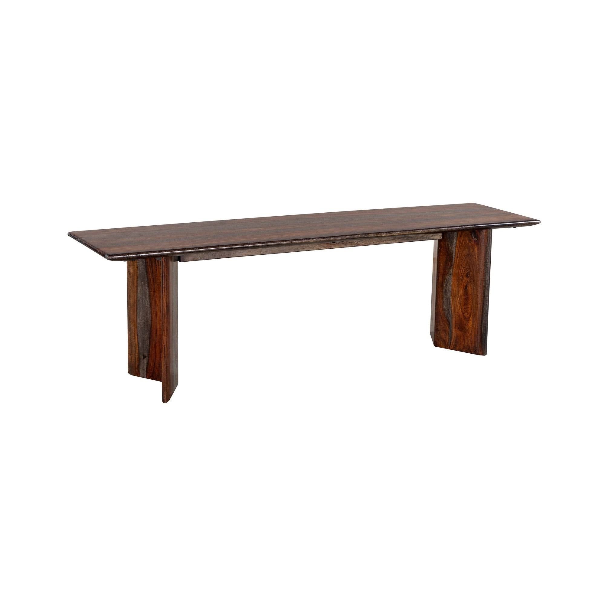 Solid Sheesham Wood Dining Bench W106099