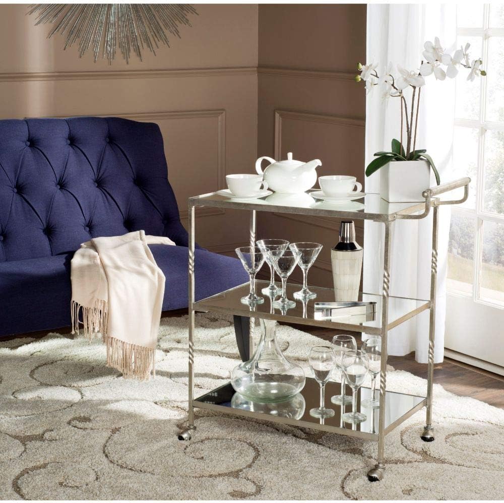Silver Bar Cart V7892