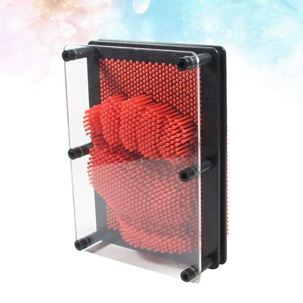 Red Large 3-Dimensional Pin Art Board J386