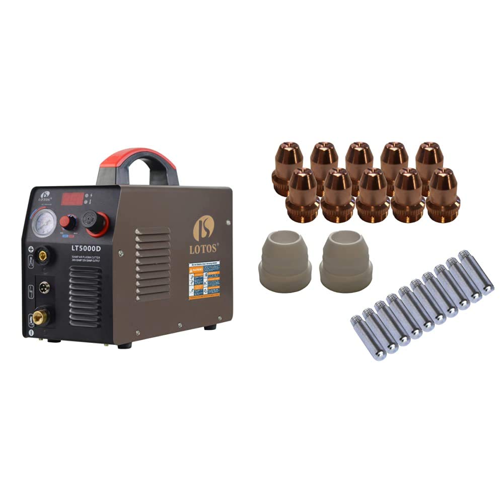Plasma Cutter 50A Dual Voltage 110/220V AC 1/2" Clean Cut D117841