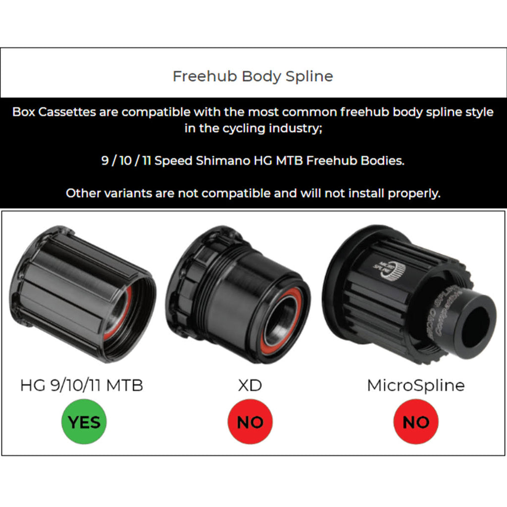 9-Speed 11-50t Black Cassette C1125