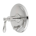 Balanced Pressure Tub & Shower Diverter Plate with Handle Weathered Brass Q507