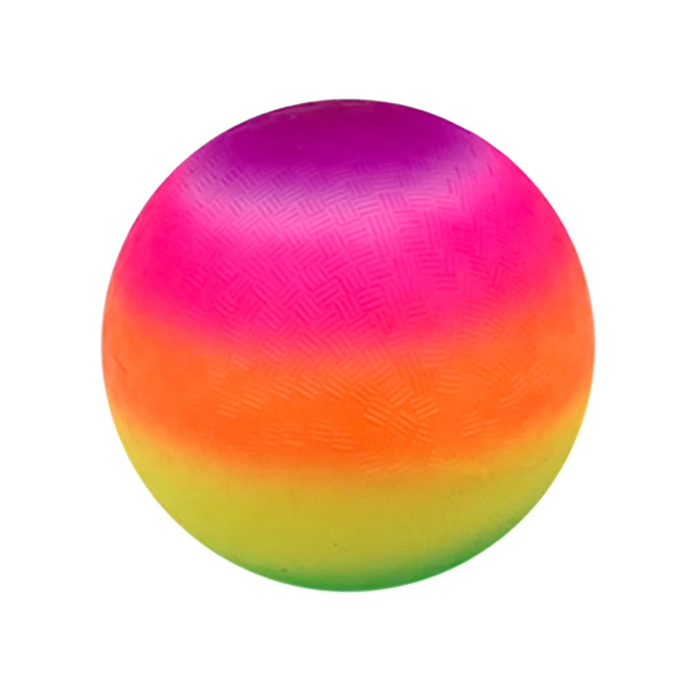 Rainbow Color Inflatable Beach Ball Toy PVC Ball C496