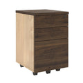 Walnut Mobile File Cabinet F971