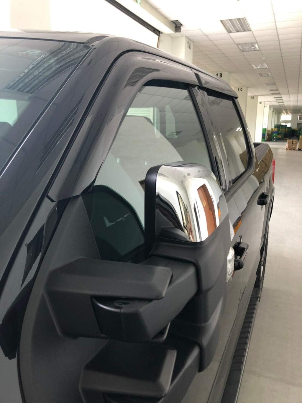 Dark Tinted Tape-On Side Window Vent Visor Deflectors Rain Guards Z200