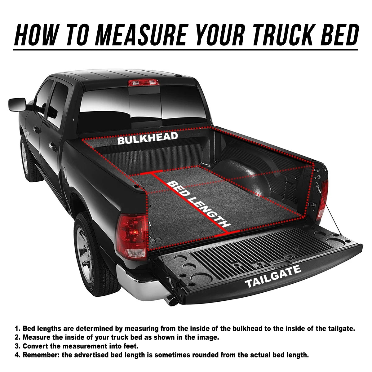 Tri Fold Soft Top Tonneau Cover B412101