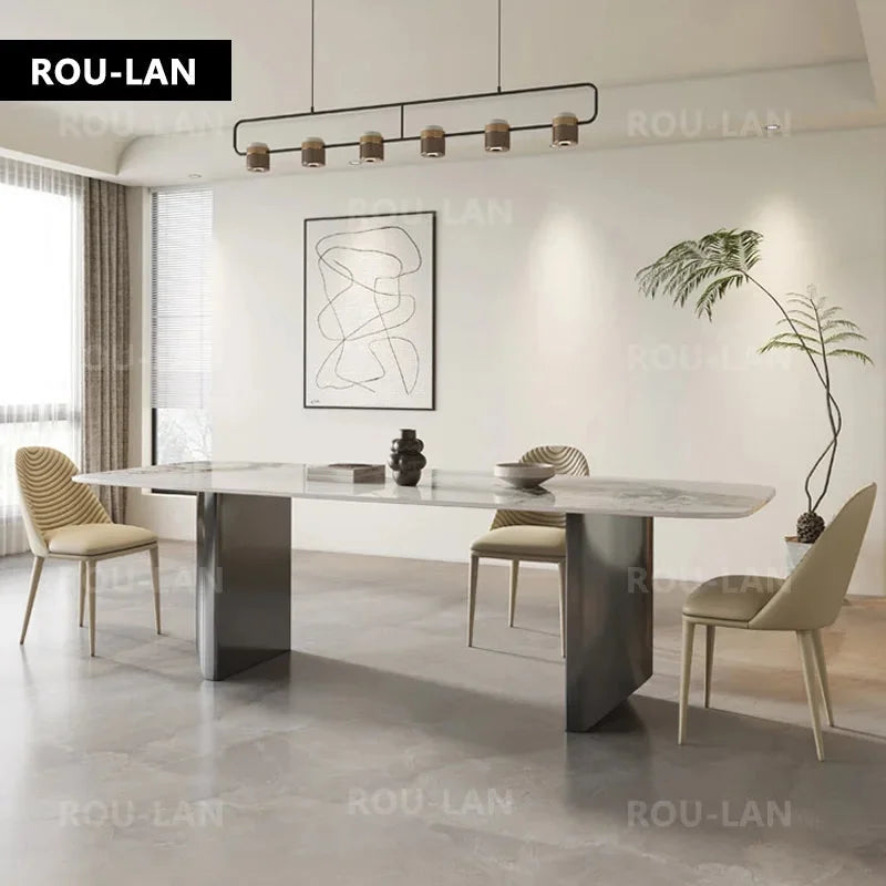 Modern Rock Slab Dining Table L88295