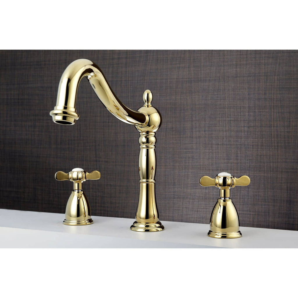 Chrome Roman Tub Filler with Cross Handle N503