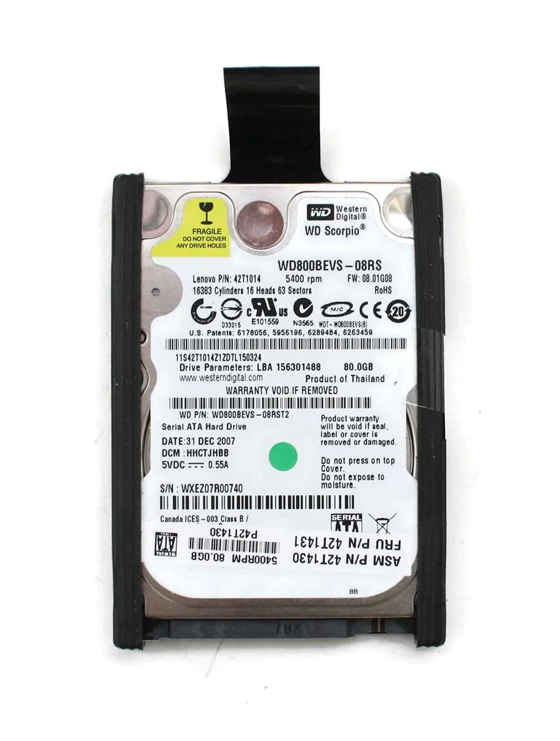 80GB 5400RPM SATA 2.5'' HDD S7732