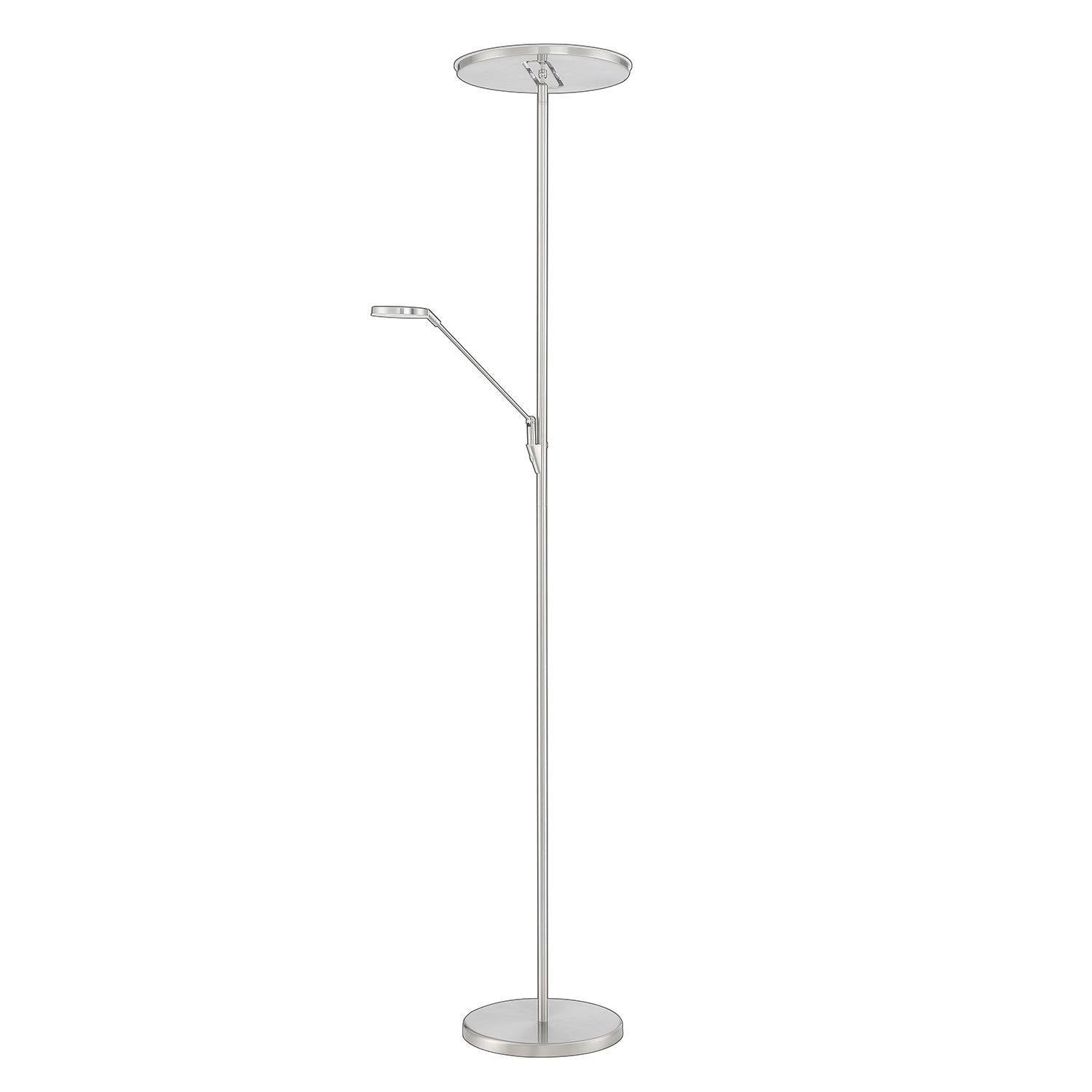Satin Nickel Torchiere Y9105