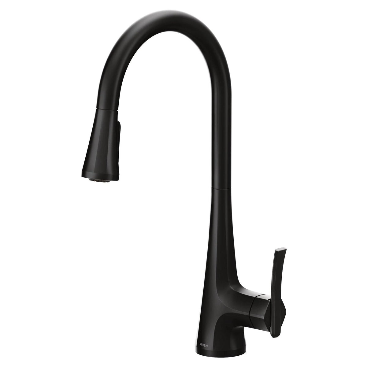 Matte Black One Handle Pulldown Kitchen Faucet R891690