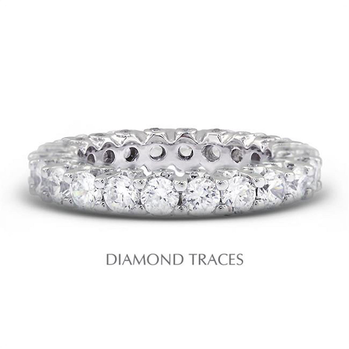 14K White Gold Eternity Ring S11732