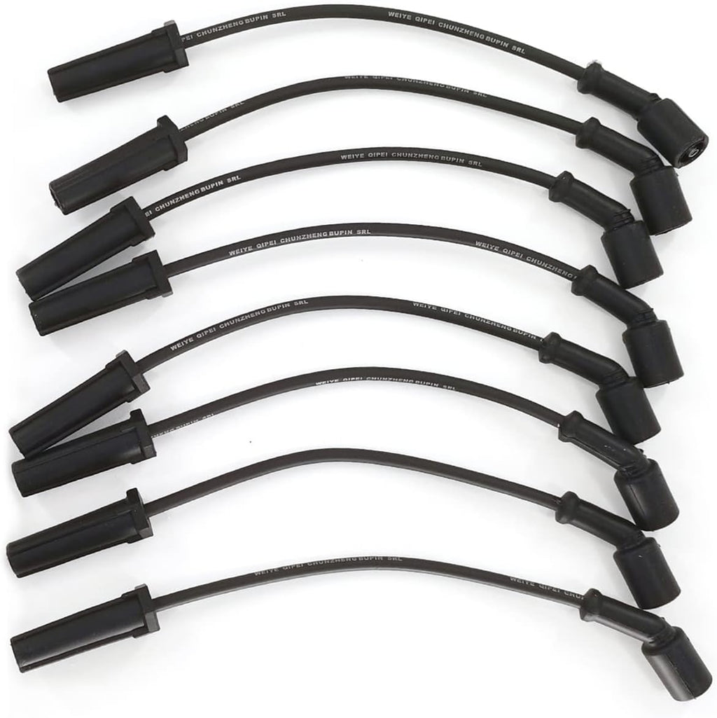 8Pcs Spark Plugs + 8Pcs Spark Plug Wires Set X89394