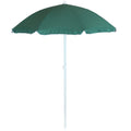Sage Green Steel Beach Umbrella with Tilt Function C1932