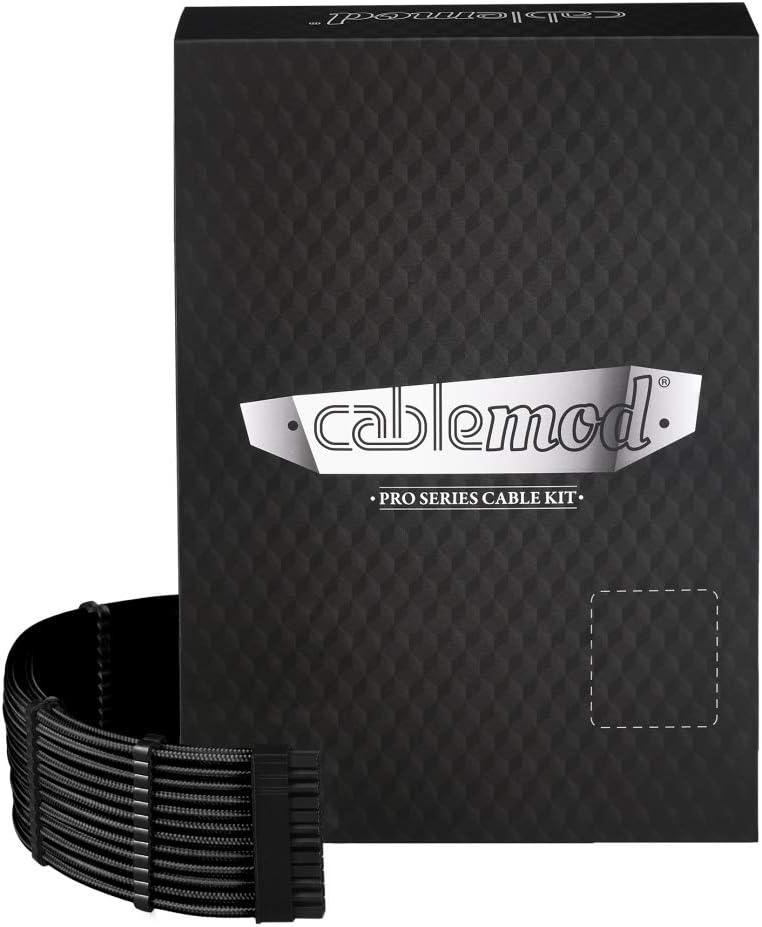 Sleeved Cable Kit for Corsair RM (Black + Silver) F89815