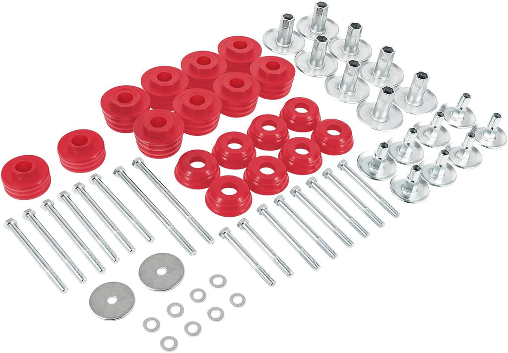 Body Mount Bushing Kit Polyurethane Cab Mounts with Steel Sleeves and Hardware B15163