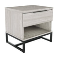 Barnwood Grey 5 Piece Drawer Nightstand Y89938