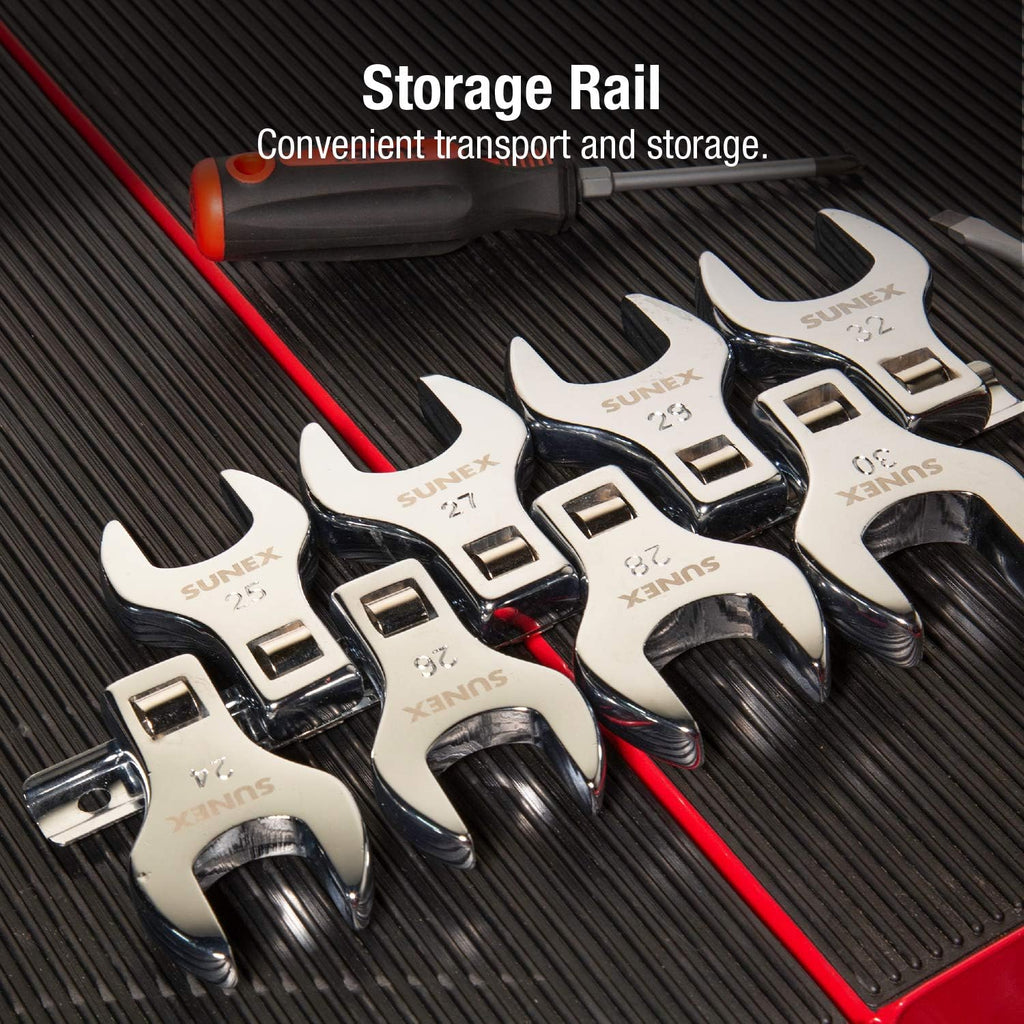 8 Piece 1/2" Dr. Jumbo Metric Crowfoot Wrench Set H267127