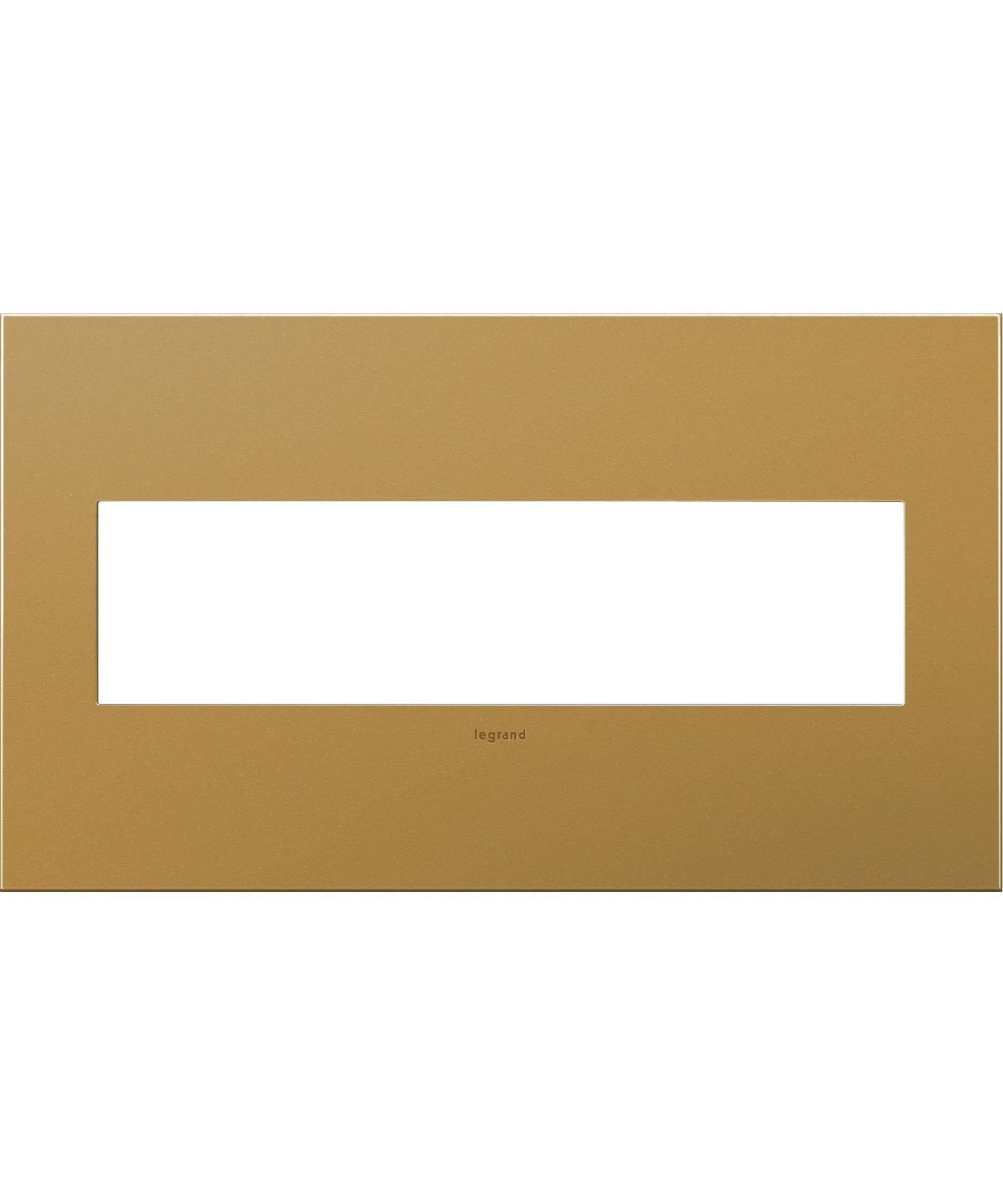 Satin Bronze 4-Gang Wall Plate P286197