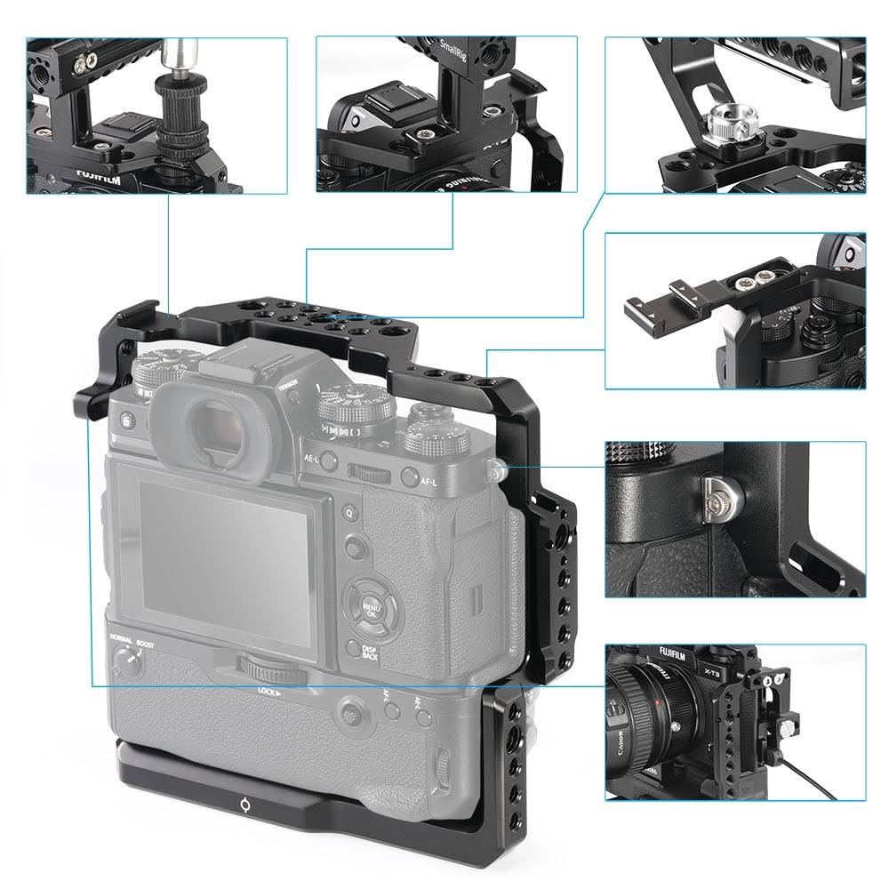 Cage for Fujifilm X-T2 and X-T3 Camera with Battery Grip G80040