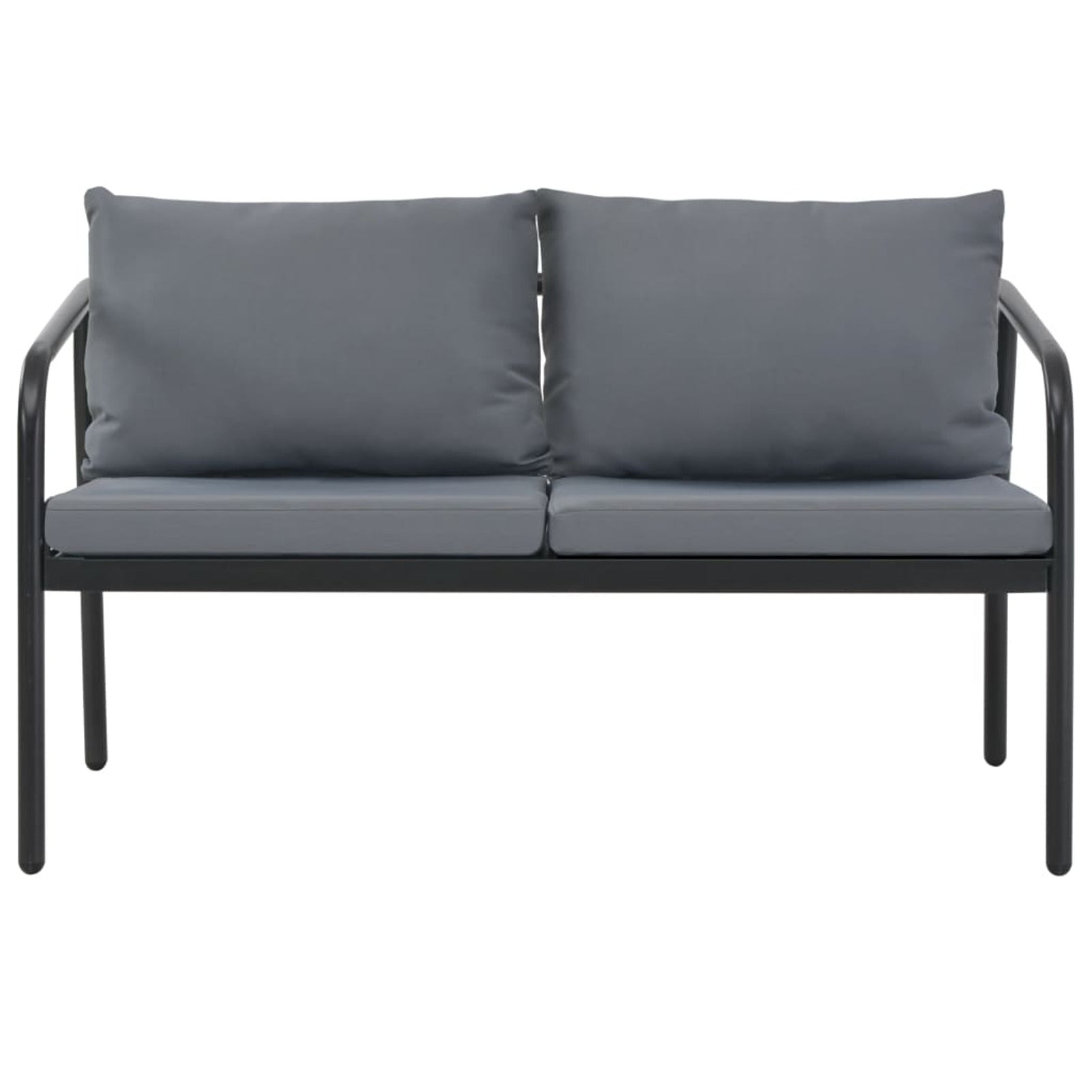 Gray 2 Seater Patio Sofa with Cushions M69282