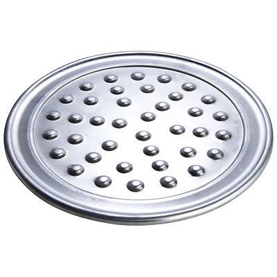 18" Heavy Weight Aluminum Pizza Pan with Nibs P844
