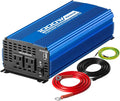 Pure Sine Wave Inverter 1000W DC 12V to AC 110V with Dual AC Outlets & 2A USB Ports G103