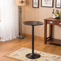 Black Round Top Metal Bar Table J887080
