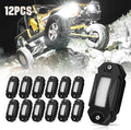 White LED Rock Lights 12PCS Underbody Lights M851