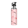 Pink Insulated Stainless Steel Water Bottle with Straw Lid 20 oz M677629
