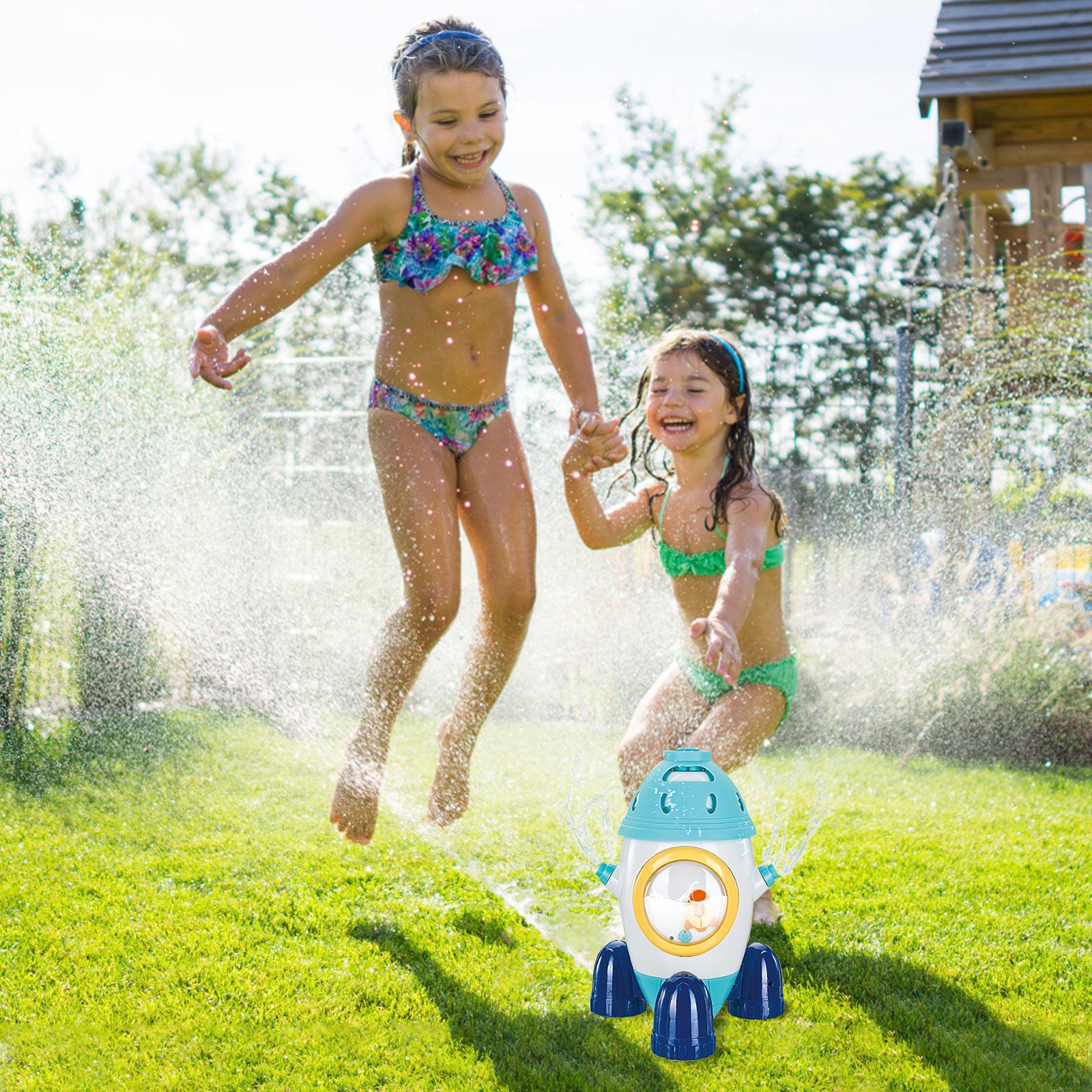 Water Sprinkler Rocket Spray Sprinkler Water Toy X652529